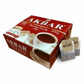 Чай АКБАР "Premium Quality" черный байховый цейлонский, 100 пакетиков по 2 г, 1050046