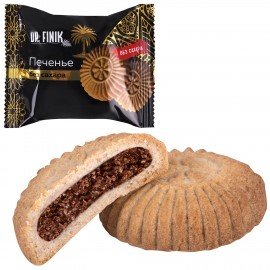 Печенье песочное "Солнышко" с начинкой из финика и кокоса, БЕЗ САХАРА, 700 г