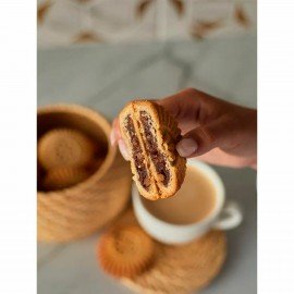 Печенье песочное "Солнышко" с начинкой из финика и апельсина, БЕЗ САХАРА, 700 г