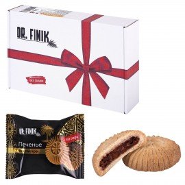 Печенье песочное "Солнышко" с начинкой из финика и апельсина, БЕЗ САХАРА, 700 г