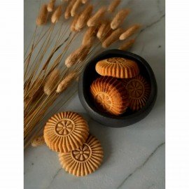 Печенье песочное "Солнышко" с начинкой из финика и изюма, БЕЗ САХАРА, 700 г