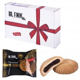 Печенье песочное "Солнышко" с начинкой из финика и изюма, БЕЗ САХАРА, 700 г