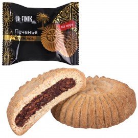 Печенье песочное "Солнышко" с начинкой из финика и кураги, БЕЗ САХАРА, 700 г