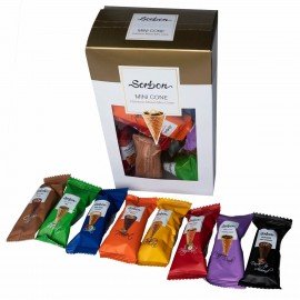 Конфеты мини-рожки в индивидуальной упаковке SORBON "Ассорти Радуга", 350 г