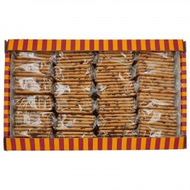 Печенье затяжное СЕМЕЙКА ОЗБИ с изюмом, яблоком и корицей 1,6 кг, по 5 шт в индивид. уп., ш/к 09077, 1468