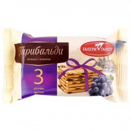 Печенье затяжное ГАРИБАЛЬДИ с изюмом, 68 шт по 36 г в гофрокоробе, ш/к 07681, 1193