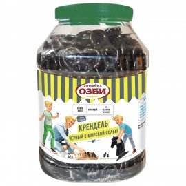 Крендель чёрный СЕМЕЙКА ОЗБИ с морской солью 460 г, ш/к 07489, 1478