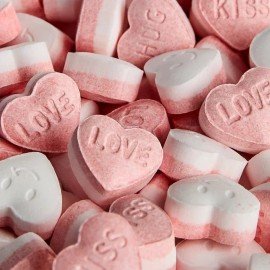 Драже освежающие в форме сердца LOVE IS вкус клубника, 20 г, 709241