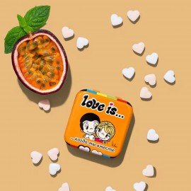 Драже освежающие в форме сердца LOVE IS вкус маракуйя, 20 г, 709244