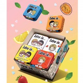 Драже освежающие в форме сердца LOVE IS вкус маракуйя, 20 г, 709244