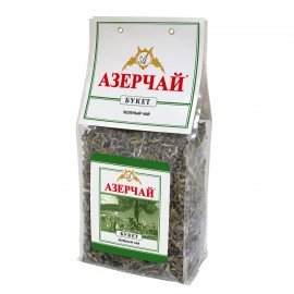 Чай листовой АЗЕРЧАЙ "Букет" зеленый крупнолистовой 400 г, ш/к 60889, 418039