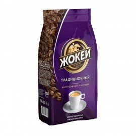Кофе в зернах ЖОКЕЙ "Традиционный" 800 г, ш/к 19753, 1975-06