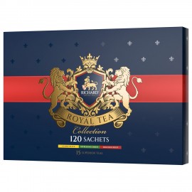 Чай RICHARD "Royal Tea Collection" ассорти 15 вкусов, НАБОР 120 пакетиков, ш/к 06138, 102273