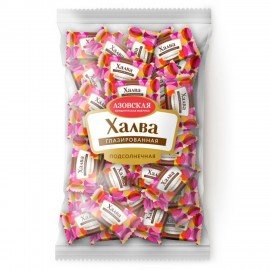 Конфеты глазированные АЗОВСКАЯ Халва подсолнечная 1000 г