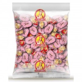 Конфеты шоколадные СЛАВЯНКА "Эли" в темном шоколаде с молочно-кремовой начинкой 1000 г, 30576