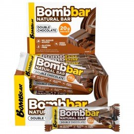 Батончик BOMBBAR "Двойной Шоколад" без сахара 60 г, шоу-бокс, ББР518
