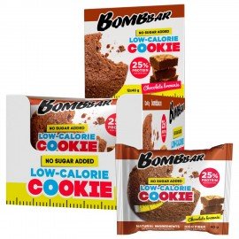 Печенье BOMBBAR "Шоколадный брауни" без сахара 40 г, шоу-бокс, ББР438