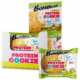Печенье BOMBBAR "Фисташка" без сахара 40 г, шоу-бокс, ББР76