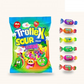Конфеты жевательные с жидким центром TROFLEX SOUR "Ball" Кислый микс 1000 г, ТУРЦИЯ, УТ-00002638