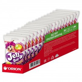 Мармелад жевательный ORION "Jelly Boy" со вкусом красного винограда, 66 г