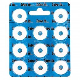 Конфеты освежающие LOVE IS "в форме колец" со вкусом мяты, 16,5 г