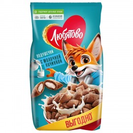 Подушечки ЛЮБЯТОВО с молочной начинкой 500 г, 7200287000_648
