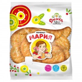 Печенье затяжное ДЫМКА "Мария" со вкусом ванили, 300 г, ш/к 44696, З31