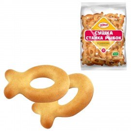 Сушки ДЫМКА "Стайка рыбок" 500 г, ш/к 06596, Х37