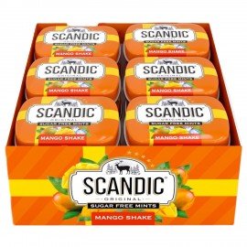 Драже освежающие SCANDIC без сахара со вкусом "Манго", 14 г., 4603766426075