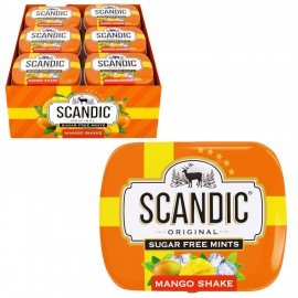 Драже освежающие SCANDIC без сахара со вкусом "Манго", 14 г., 4603766426075