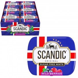 Драже освежающие SCANDIC без сахара со вкусом "Лесные ягоды", 14 г., 4603738769230