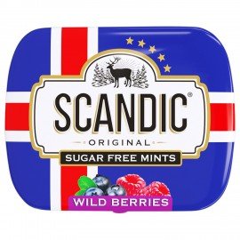 Драже освежающие SCANDIC без сахара со вкусом "Лесные ягоды", 14 г., 4603738769230