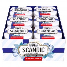 Драже освежающие SCANDIC без сахара со вкусом "Арктическая мята", 14 г., 4603738769872