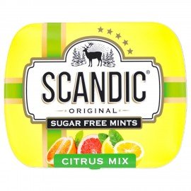 Драже освежающие SCANDIC без сахара со вкусом "Цитрусовый микс", 14 г., 4603738769889