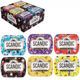 Драже освежающие SCANDIC без сахара со вкусом "Клубничный микс", 14 г., 4610274540063