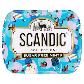 Драже освежающие SCANDIC без сахара со вкусом "Клубничный микс", 14 г., 4610274540063