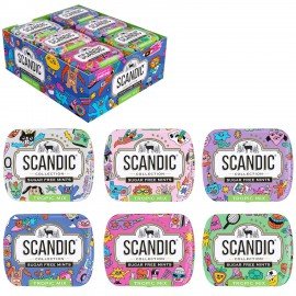Драже освежающие SCANDIC без сахара со вкусом "Тропический микс", 14 г.