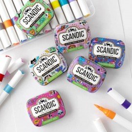 Драже освежающие SCANDIC без сахара со вкусом "Тропический микс", 14 г.