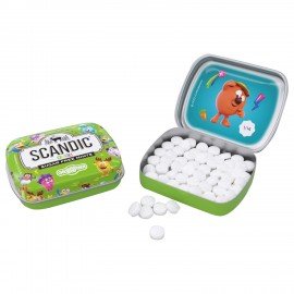 Драже освежающие SCANDIC без сахара со вкусом "Яблоко", 14 г.