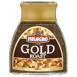 Кофе растворимый MILAGRO "Gold Roast" 190 г, стеклянная банка, сублимированный, 15003