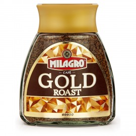 Кофе растворимый MILAGRO "Gold Roast" 190 г, стеклянная банка, сублимированный, 15003