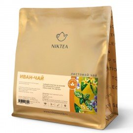 Чай ИВАН-ЧАЙ листовой NIKTEA, кипрей узколистный ферментированный, 100 г, TNIKTE-GP0013