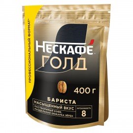 Кофе молотый в растворимом NESCAFE "Gold Barista" 400 г, сублимированный