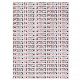 Индикатор стерилизации ВИНАР ИНТЕСТ-ПФ-В, комплект 500 шт., без журнала