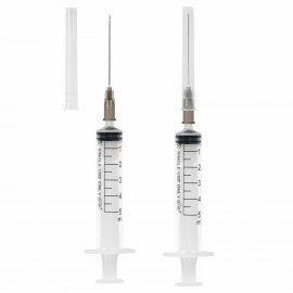 Шприц 3-х компонентный SFM, 5 мл, КОМПЛЕКТ 100 шт., в коробке, игла 0,7х40 мм - 22G, 534202