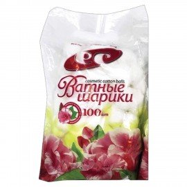Шарик ватный ЕМЕЛЬЯНЪ САВОСТИНЪ нестерильный, пакет 100 шт., 50 г