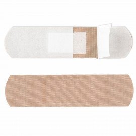 Набор лейкопластырей бактерицидных 20 шт., УНИПЛАСТ, 1,9х7,2 см, натуральные, 20024374
