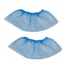 Бахилы КОМПЛЕКТ 2000 шт. (1000 пар) в упаковке, ЭКОНОМ, размер 40х14 см, 1,8 г, ПНД, ЛЮБАША, 630717