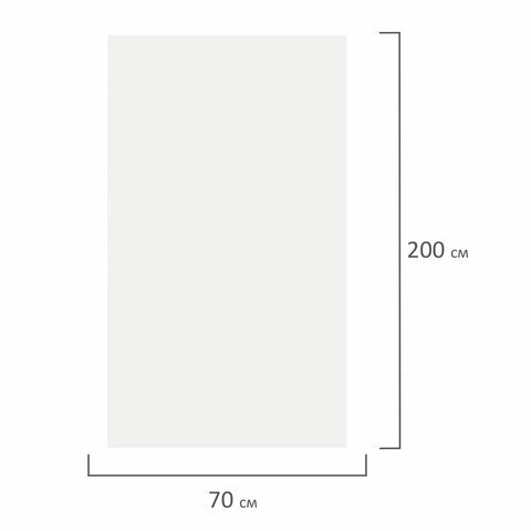 Простыня белая рулонная с перфорацией 100 шт., 70х200 см, спанбонд 12 г/м2, LAIMA UNIVERSAL, 631137