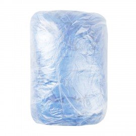 Бахилы двойные с двойной резинкой КОМПЛЕКТ 100 штук (50 пар) ПРОЧНЫЕ, 40х14 см, 32 мкм, 3,9 г, ELEGREEN